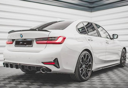 DIFFUSORE ADATTO PER BMW SERIE 3 G20 G21 2018-2022 STANDARD NERO LUCIDO