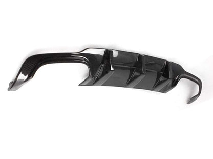 DIFFUSORE ADATTO PER MERCEDES-BENZ CLASSE C W204 2012-2014 AMG 2+2 NERO LUCIDO