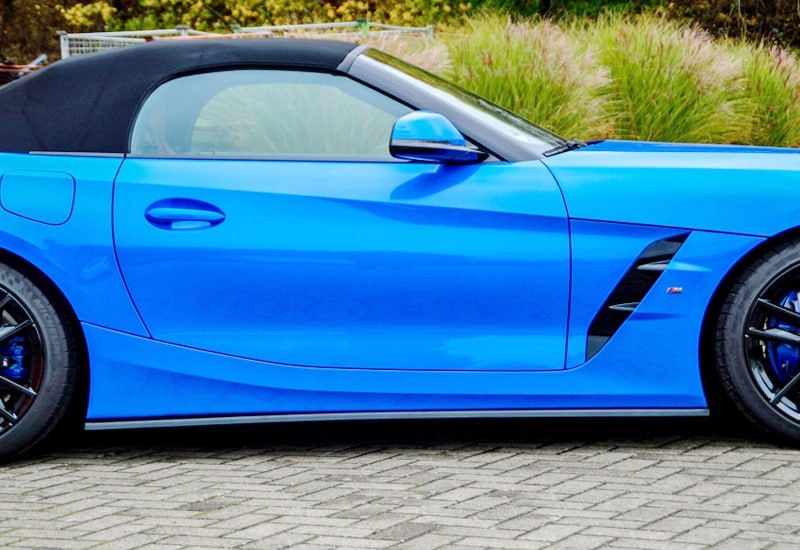 SOTTO MINIGONNE ADATTO PER BMW Z4 G29 2018+ LOOK M NERO LUCIDO