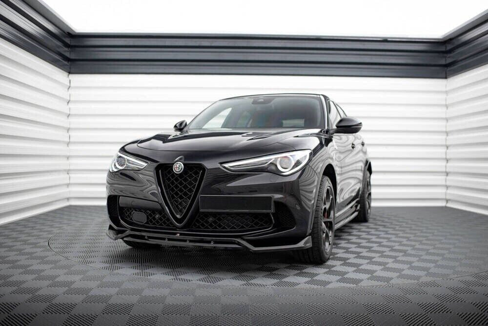 ✨GRILLE SUITABLE FOR ALFA ROMEO STELVIO 949 2016-2023 GLOSSY BLACK✨