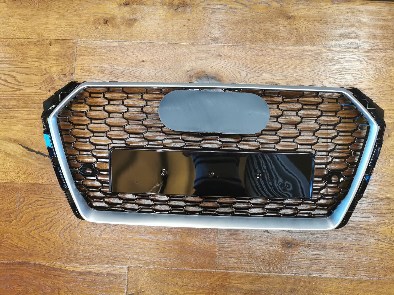 ⭐0602 GRILLE FOR AUDI rs4 A4 B9 2015-2019 RS4 LOOK SATIN EDGE⭐ 