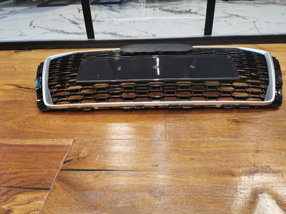 ⭐0602 GRILLE FOR AUDI rs4 A4 B9 2015-2019 RS4 LOOK SATIN EDGE⭐ 