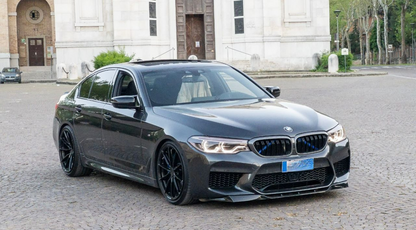 SPLITTER ADATTO PER BMW SERIE 5 F90 M5 (G30 G31) 2017-2020 LOOK NERO LUCIDO