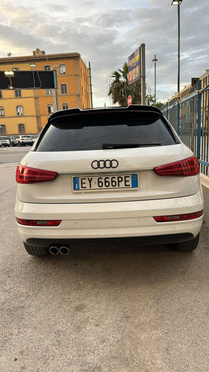 SPOILER ADATTO PER AUDI Q3 8U 2011-2018 LOOK RS DESIGN GREZZO