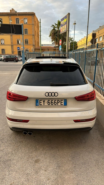 SPOILER ADATTO PER AUDI Q3 8U 2011-2018 LOOK RS DESIGN GREZZO