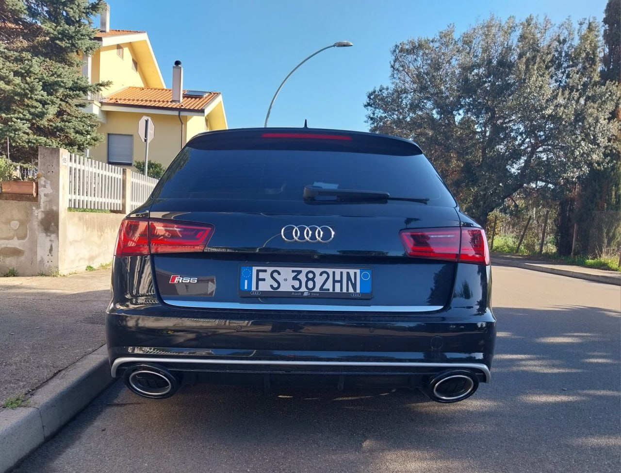 DIFFUSORE ADATTO PER AUDI A6 4G C7 2015-2018 STANDARD LOOK RS6