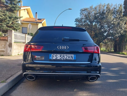 DIFFUSORE ADATTO PER AUDI A6 4G C7 2015-2018 STANDARD LOOK RS6