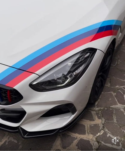 FRONT SPLITTER SUITABLE FOR BMW Z4 G29 2018+ M LOOK SPORT GLOSSY BLACK