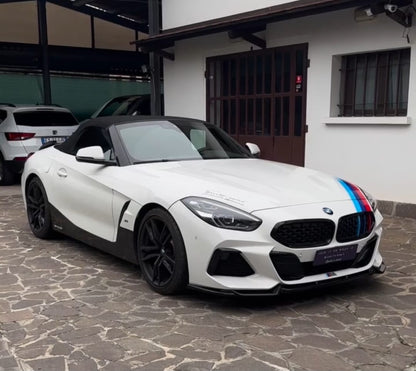 FRONT SPLITTER SUITABLE FOR BMW Z4 G29 2018+ M LOOK SPORT GLOSSY BLACK