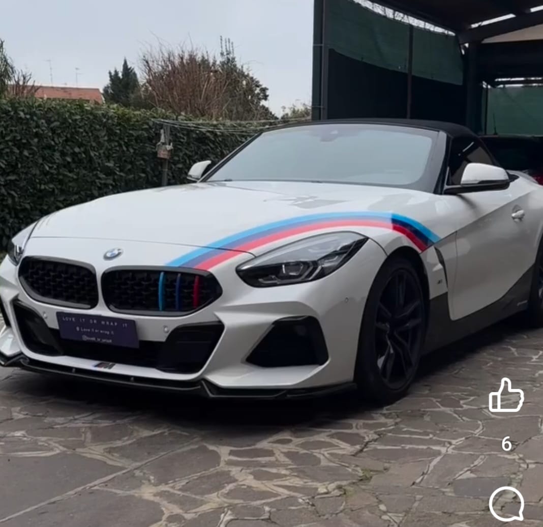FRONT SPLITTER SUITABLE FOR BMW Z4 G29 2018+ M LOOK SPORT GLOSSY BLACK