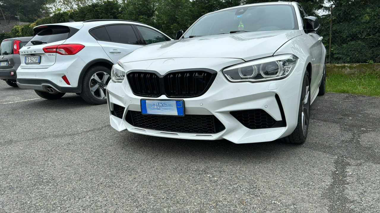 PARAURTI ANTERIORE ADATTO PER BMW SERIE 1 F20 F21 LCI 2015-2019 LOOK M2