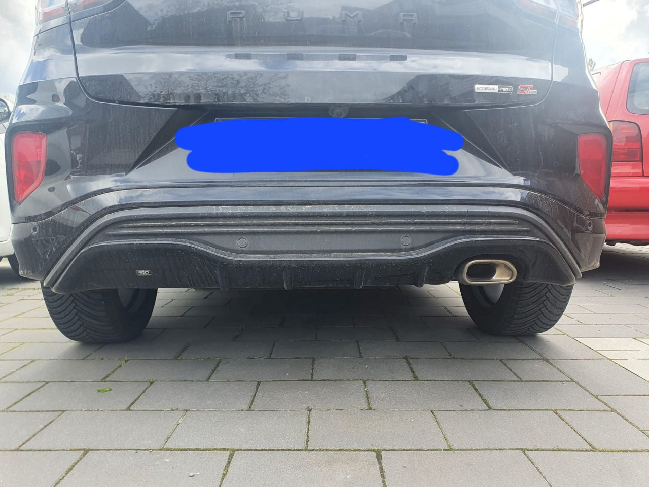 DIFFUSER SUITABLE FOR FORD PUMA ST-LINE 2019+ GLOSSY BLACK LOOK