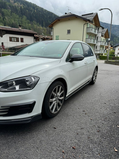 SPLITTER SUITABLE FOR GOLF 7 - 7.5 2012-2019 GLOSSY BLACK LOOK TOP SPORTY DESIGN 