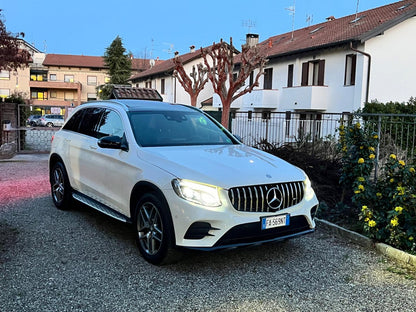 GRIGLIA ANTERIORE ADATTA PER MERCEDES GLC C253 X253 2015-2018 PROFILI SATINATI