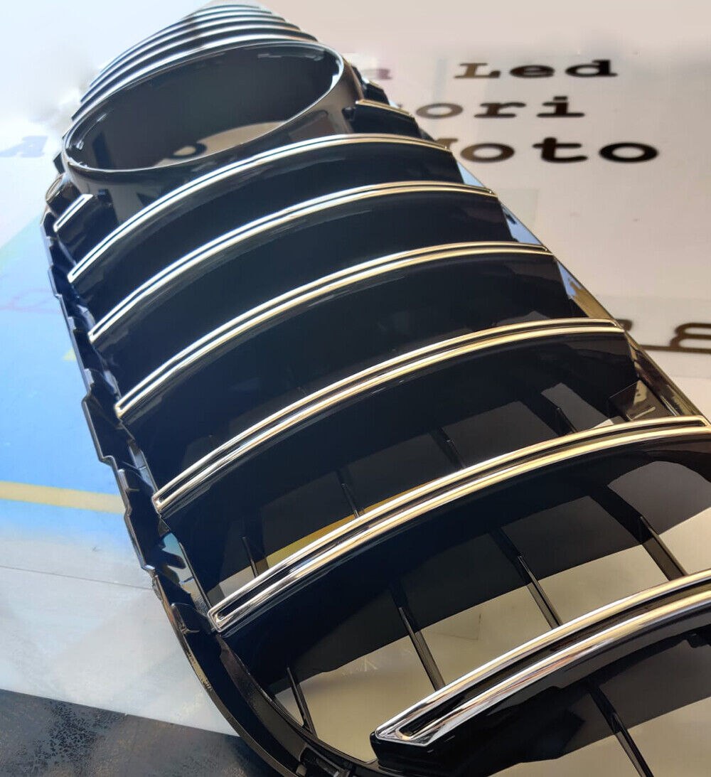 ART. 0372 GRIGLIA MERCEDES GLC X253 C253 2015-2018 LOOK GT CROMATA