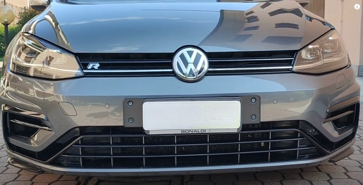 Paraurti anteriore adatto per VW Golf VII 7 (2013-2017) 7.5 Facelift R-Line Design