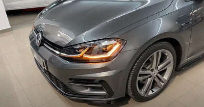 Paraurti anteriore adatto per VW Golf VII 7 (2013-2017) 7.5 Facelift R-Line Design