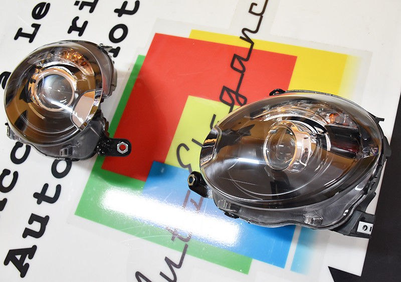 Coppia fari adatti per Fiat 500 neri