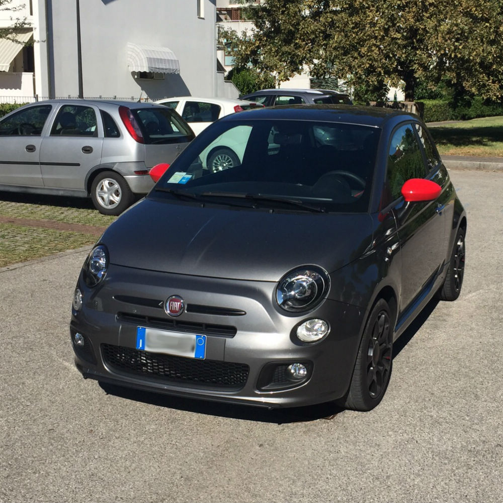 Coppia fari adatti per Fiat 500 neri