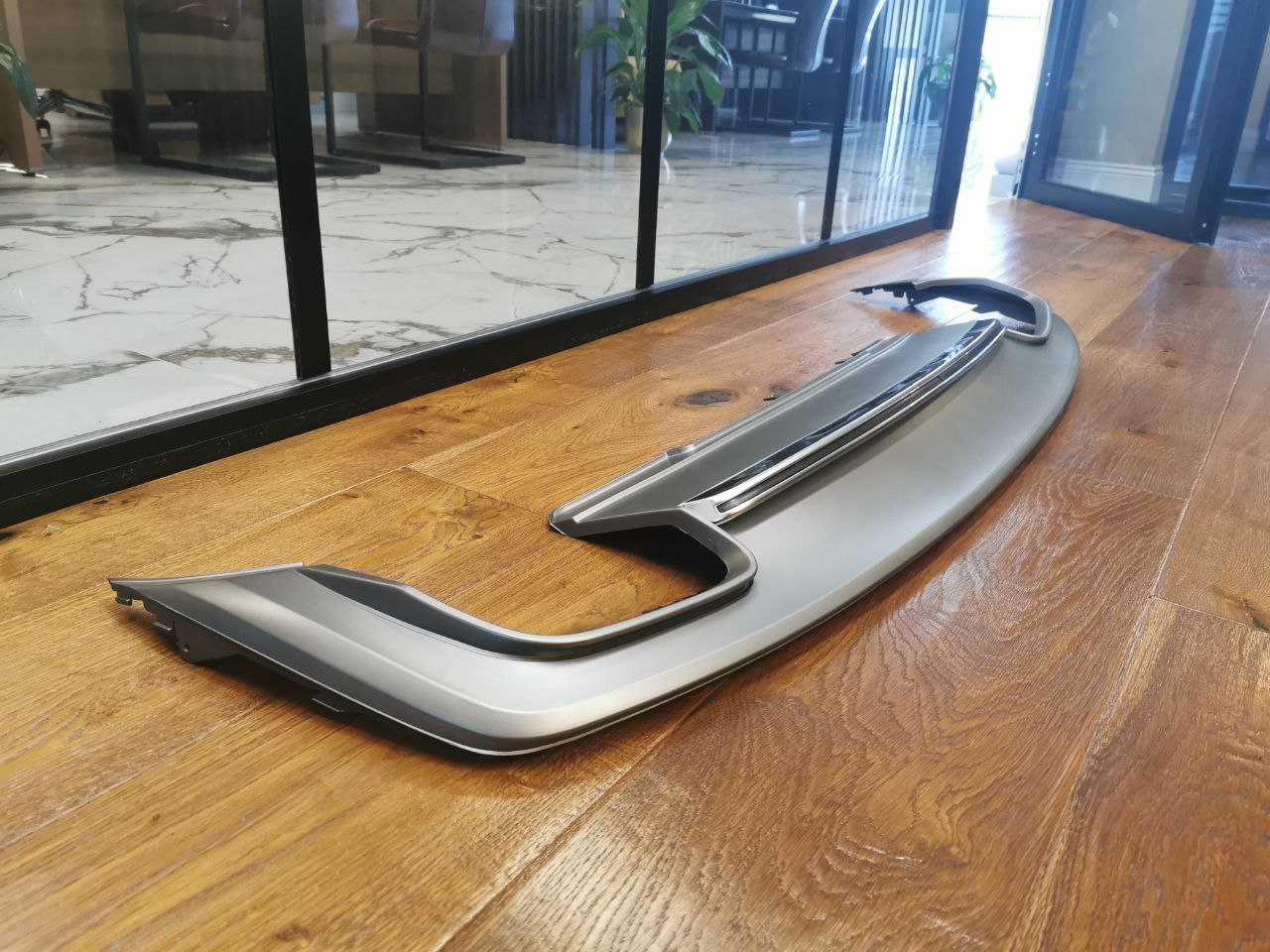 DIFFUSORE ADATTO PER AUDI A4 B8 2012-2015 SLINE LOOK S4 2+2
