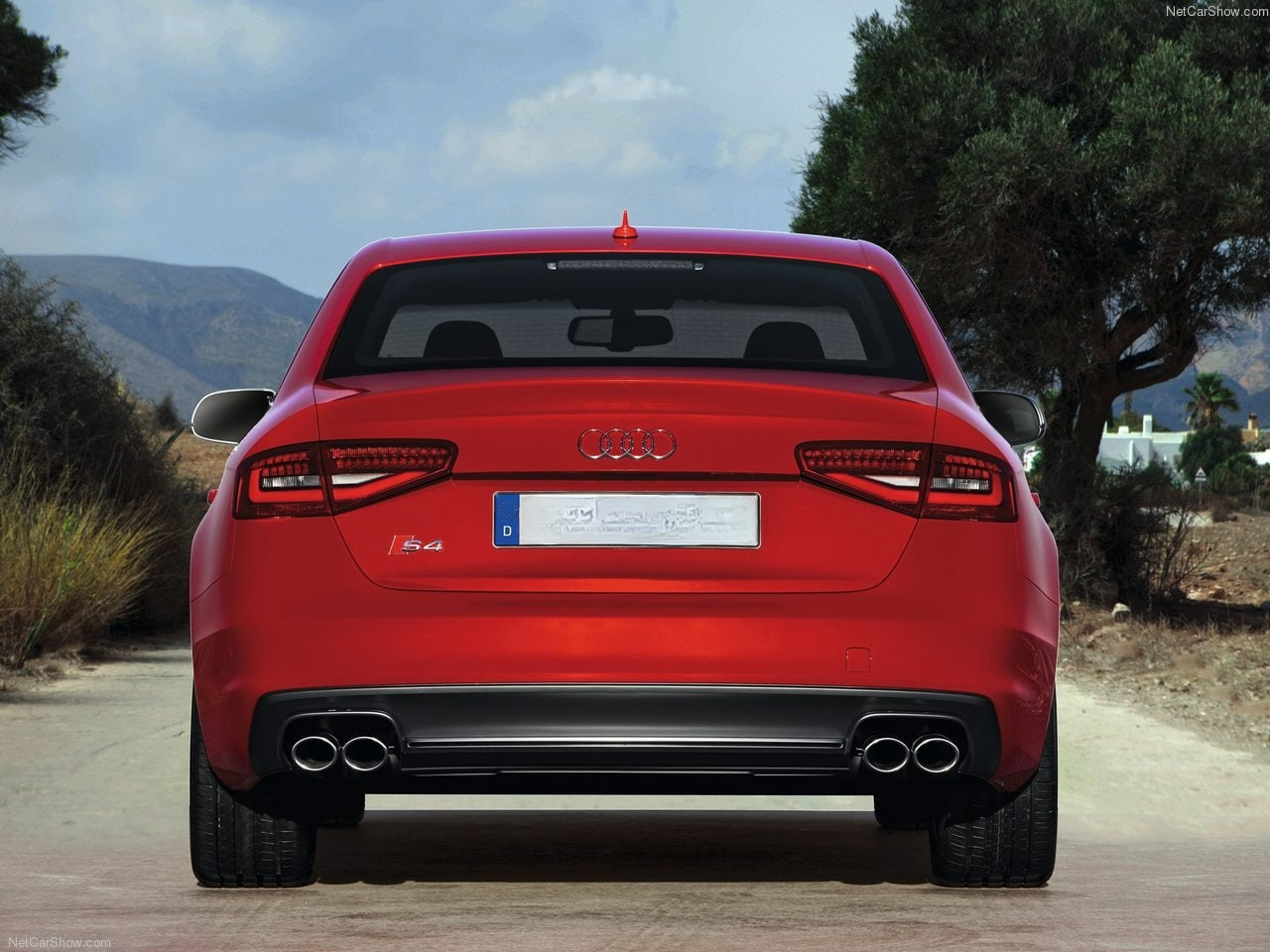 DIFFUSORE ADATTO PER AUDI A4 B8 2012-2015 SLINE LOOK S4 2+2