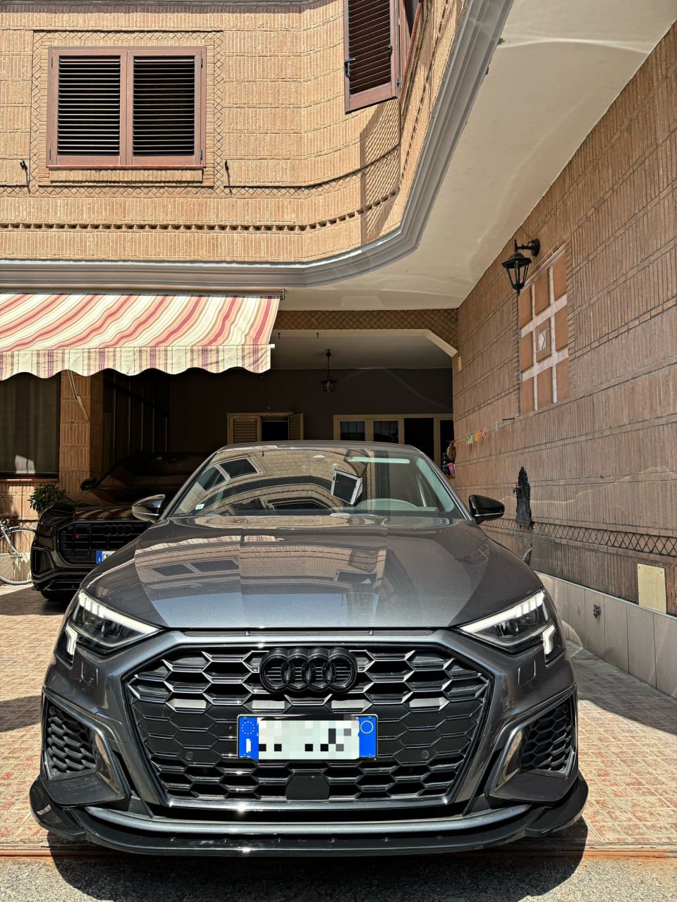 FRONT SPLITTER SUITABLE FOR AUDI A3 S3 8Y 2020+ SPORTY LOOK 