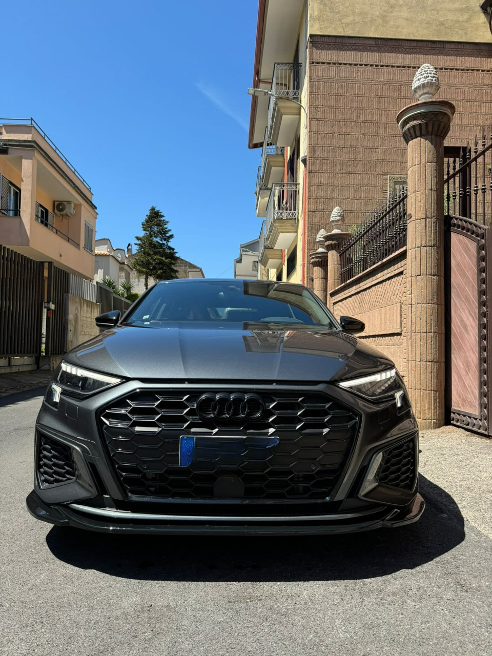 FRONT SPLITTER SUITABLE FOR AUDI A3 S3 8Y 2020+ SPORTY LOOK 