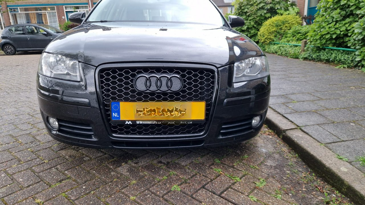 ⭐0029 GRIGLIA PER AUDI RS3 A3 8P 2004-2008 LOOK RS3 NERA BLACK⭐