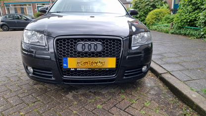 ⭐0029 GRIGLIA PER AUDI RS3 A3 8P 2004-2008 LOOK RS3 NERA BLACK⭐
