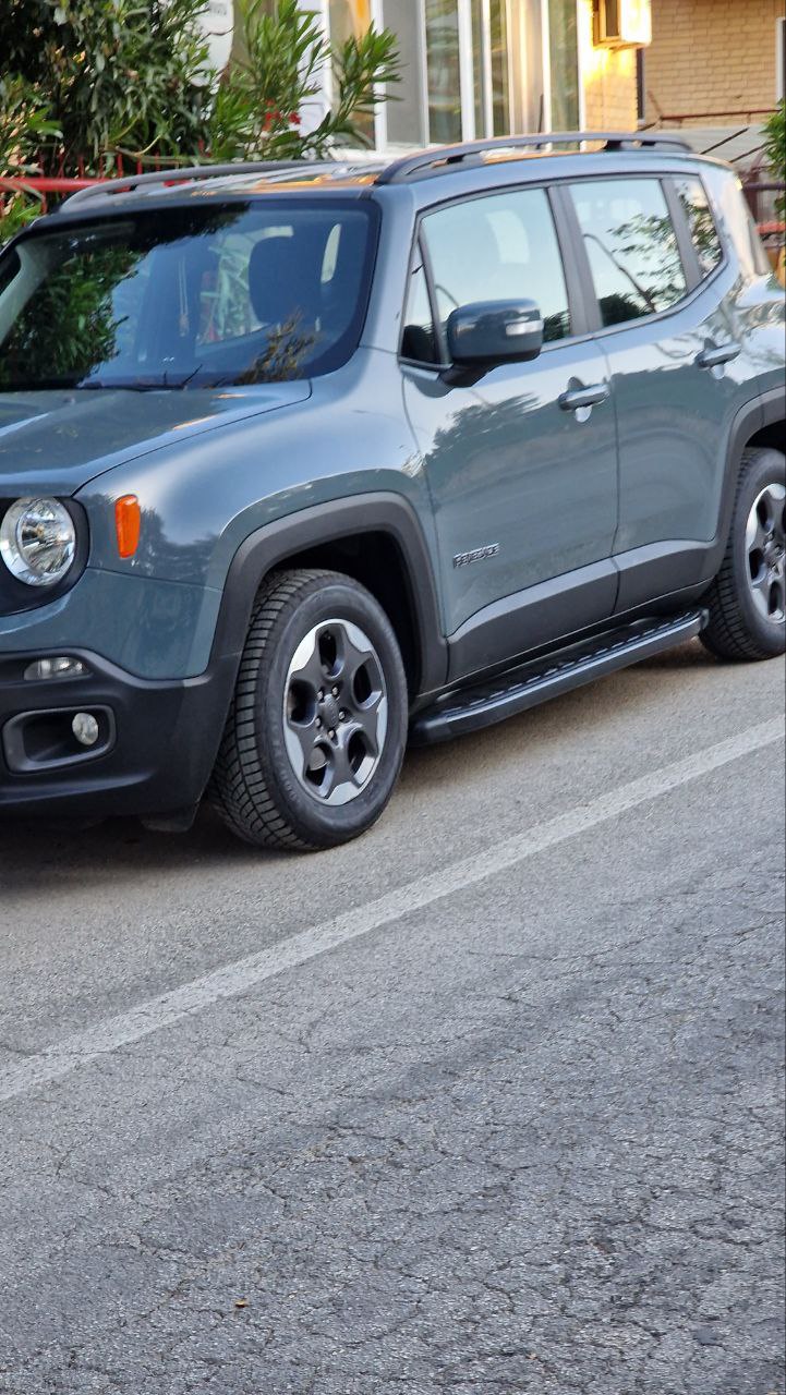 PEDANE LATERALI ADATTE PER JEEP RENEGADE DESIGN SPORTIV LOOK NERO