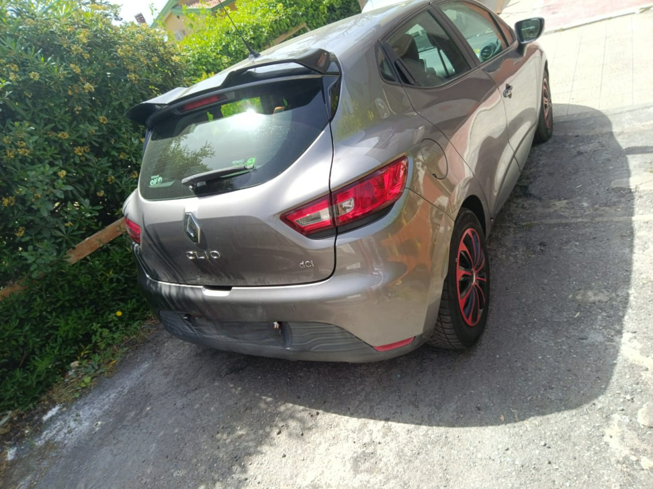 ART. 0414 SPOILER RENAULT  CLIO 4 IV 2012-2018 NERO LUCIDO