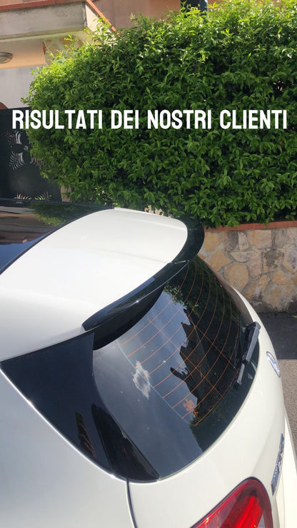 ROOF SPOILER WING SUITABLE FOR MERCEDES-BENZ A-CLASS W176 GLOSSY BLACK LOOK 