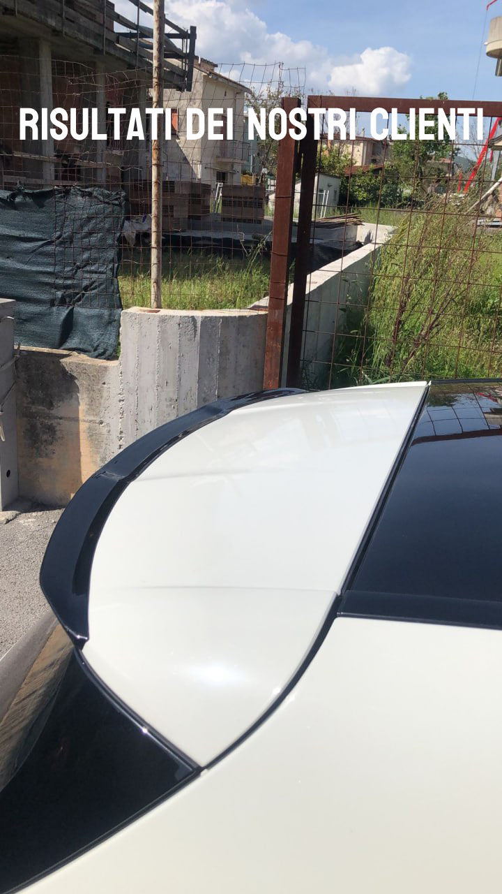 ROOF SPOILER WING SUITABLE FOR MERCEDES-BENZ A-CLASS W176 GLOSSY BLACK LOOK 