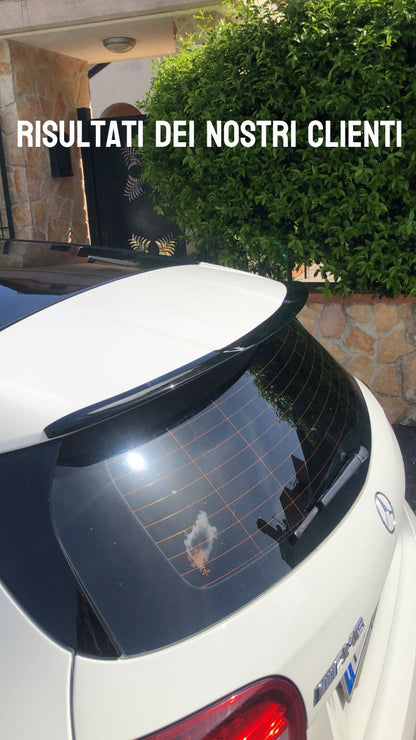 ROOF SPOILER WING SUITABLE FOR MERCEDES-BENZ A-CLASS W176 GLOSSY BLACK LOOK 