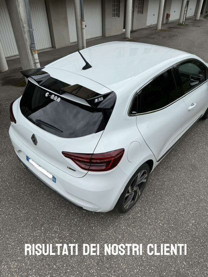 ROOF SPOILER SUITABLE FOR RENAULT CLIO 5 V 2019+ GLOSSY BLACK SPORTY LOOK -