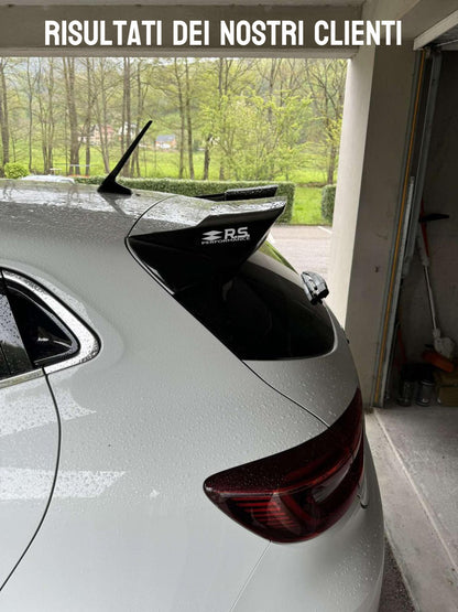 ROOF SPOILER SUITABLE FOR RENAULT CLIO 5 V 2019+ GLOSSY BLACK SPORTY LOOK -