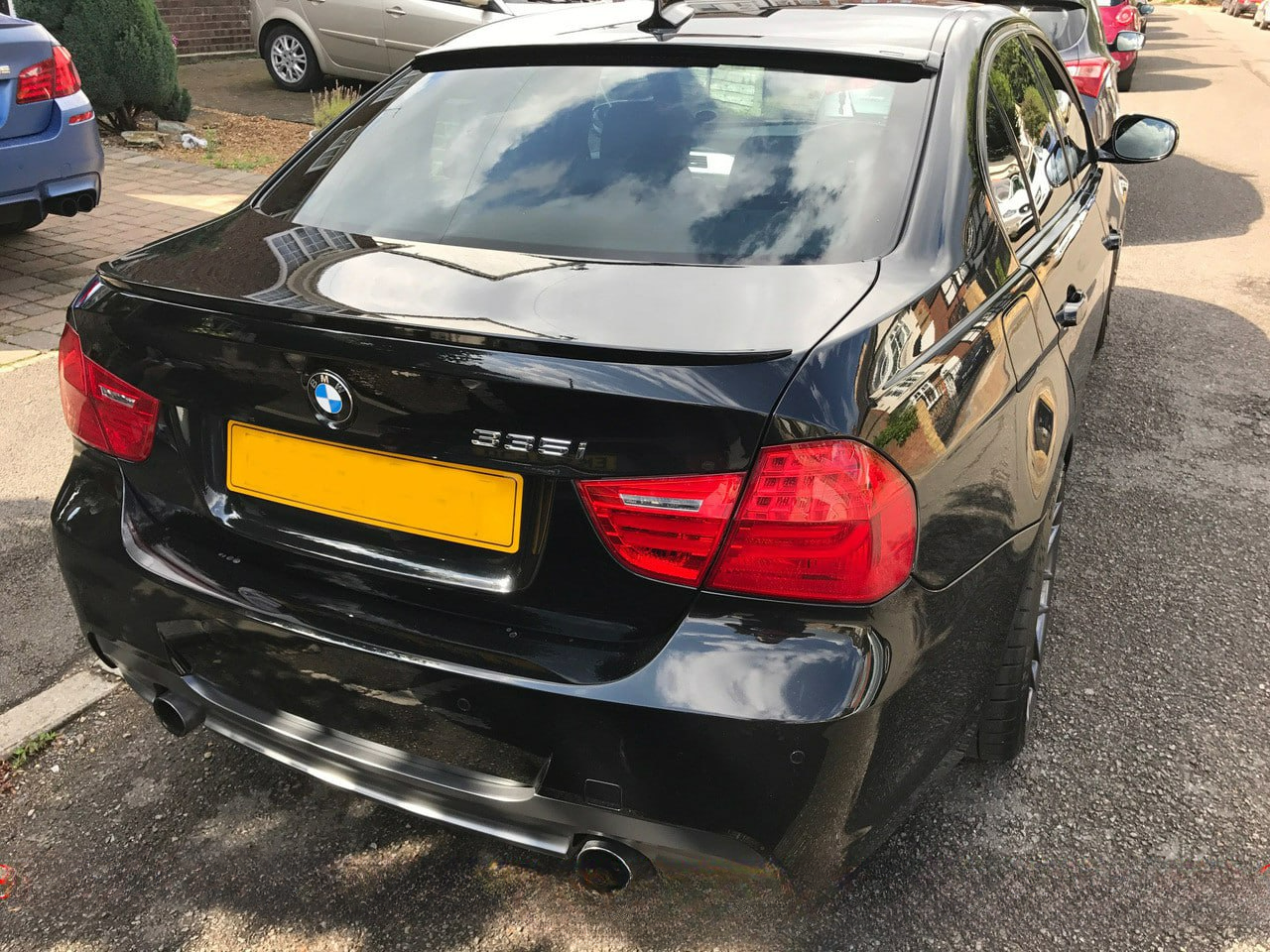 REAR WINDOW SPOILER SUITABLE FOR BMW 3 SERIES E90 2004-2011 RAW