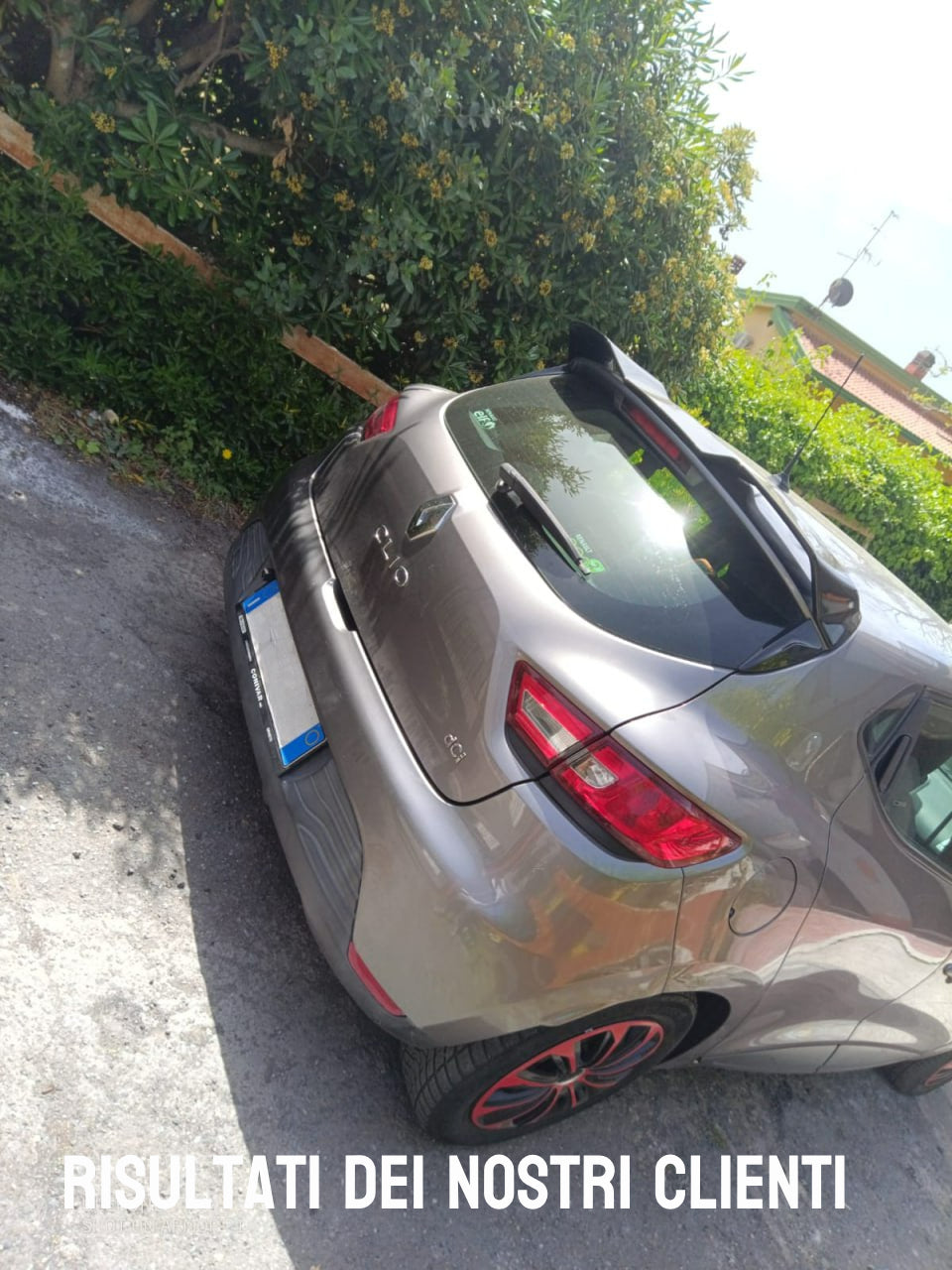 SPOILER SUITABLE FOR RENAULT CLIO 4 IV 2012-2018 GLOSSY BLACK LOOK CUP