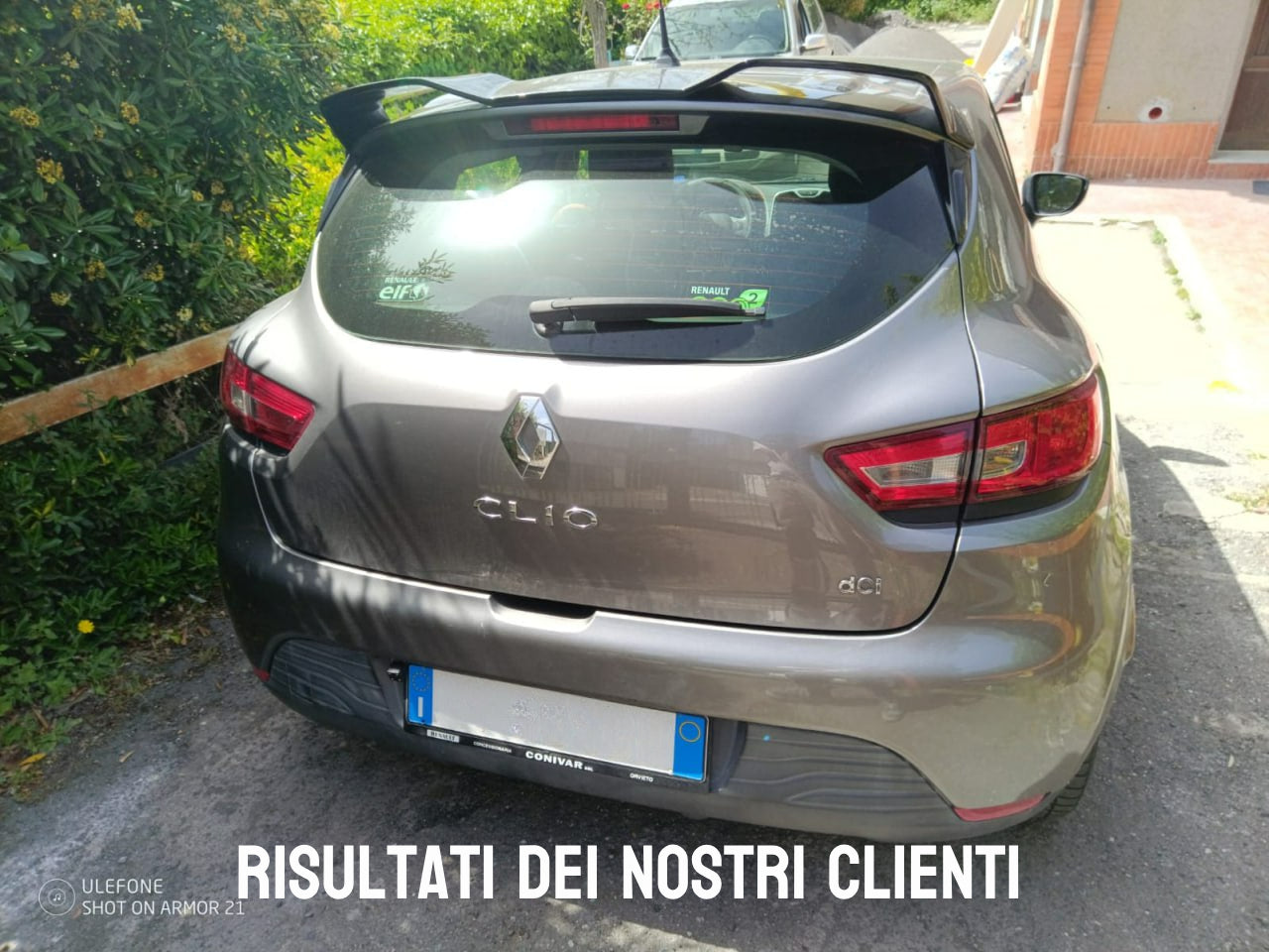 SPOILER SUITABLE FOR RENAULT CLIO 4 IV 2012-2018 GLOSSY BLACK LOOK CUP