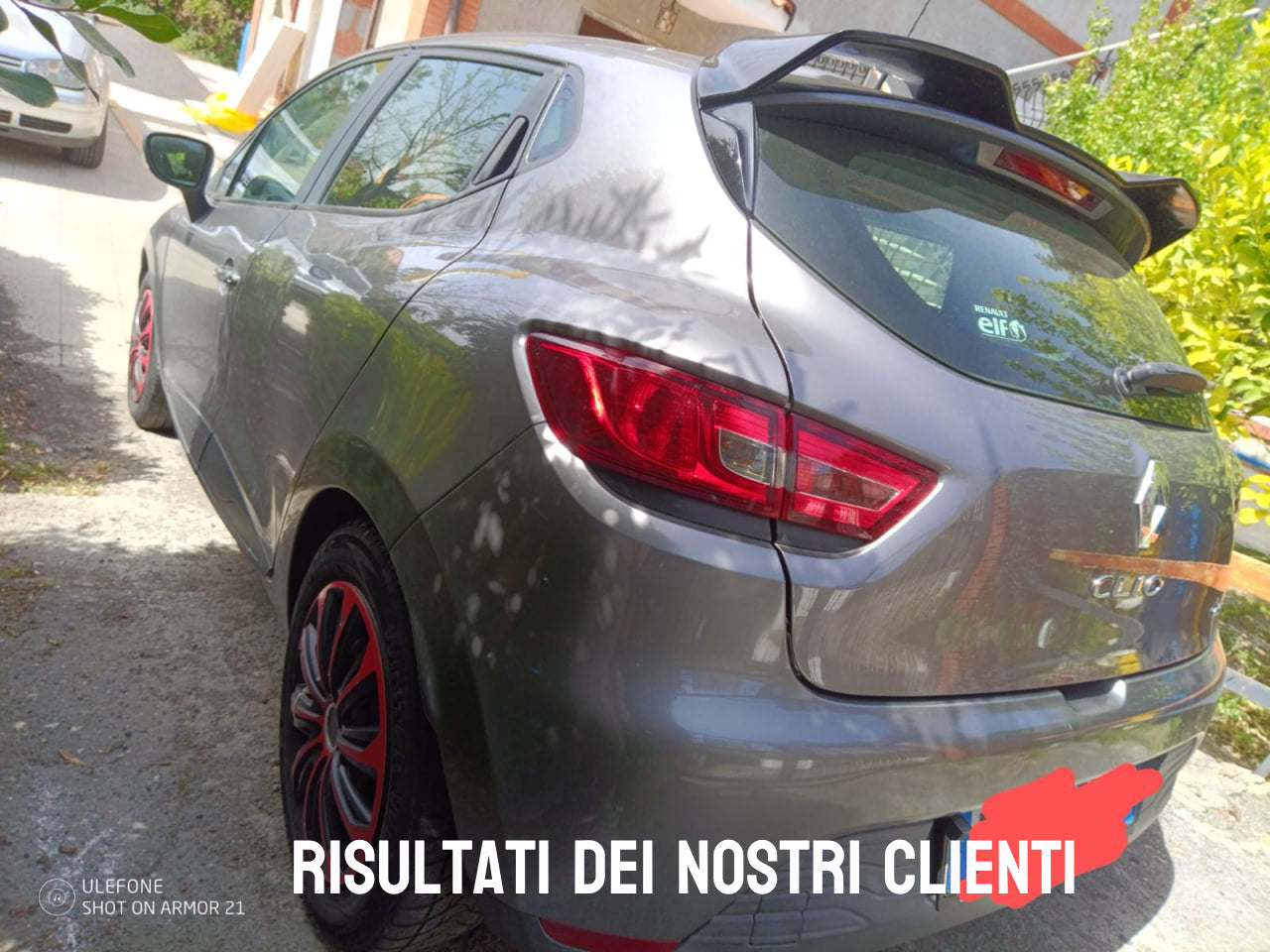 SPOILER SUITABLE FOR RENAULT CLIO 4 IV 2012-2018 GLOSSY BLACK LOOK CUP