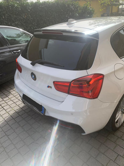 SPOILER SUITABLE FOR BMW 1 SERIES F20 F21 2011-2019 SPORTY GLOSSY BLACK LOOK