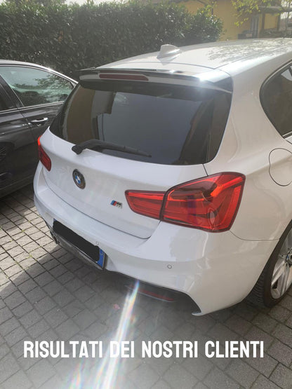 SPOILER SUITABLE FOR BMW 1 SERIES F20 F21 2011-2019 SPORTY GLOSSY BLACK LOOK