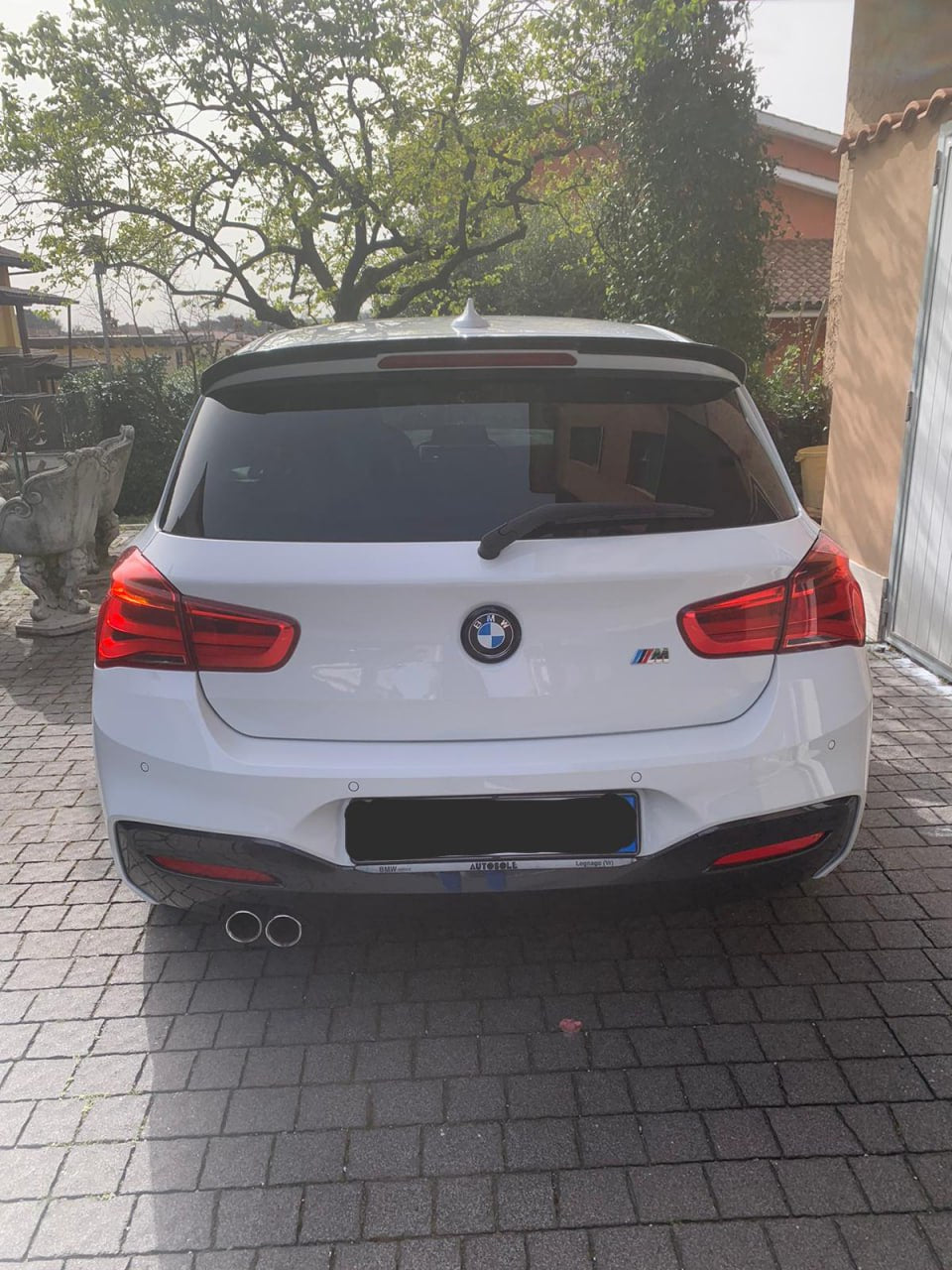 SPOILER SUITABLE FOR BMW 1 SERIES F20 F21 2011-2019 SPORTY GLOSSY BLACK LOOK