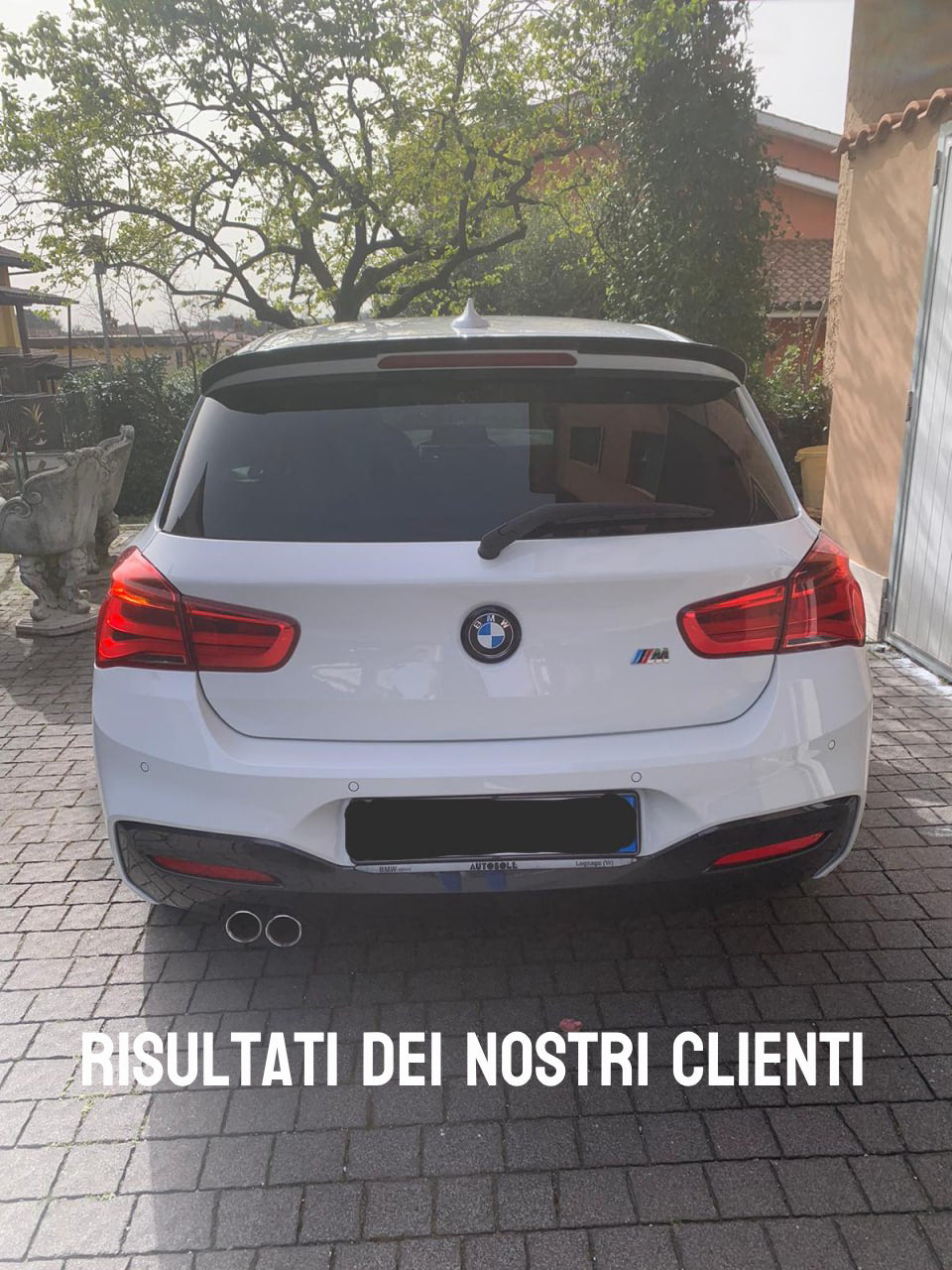 SPOILER SUITABLE FOR BMW 1 SERIES F20 F21 2011-2019 SPORTY GLOSSY BLACK LOOK
