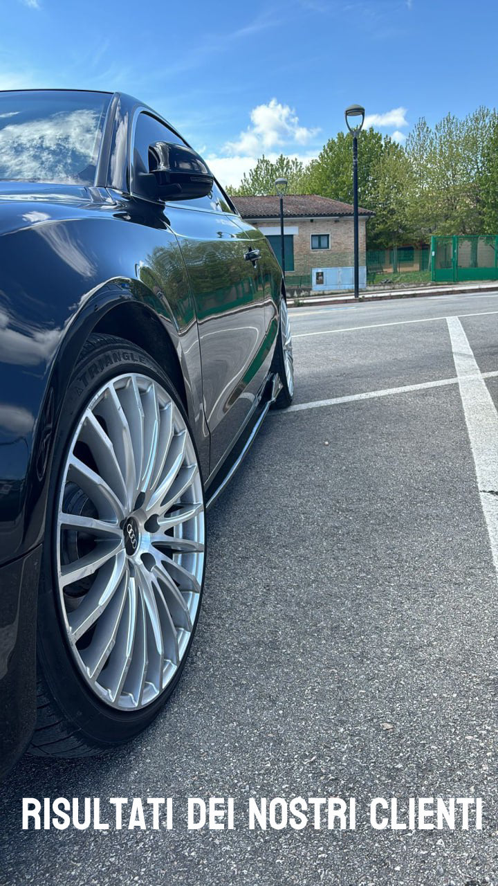 UNDER SKIRTS SUITABLE FOR BMW F30 F31 F32 F33 F36 GLOSSY BLACK (WITH MUSTACHE) 1110