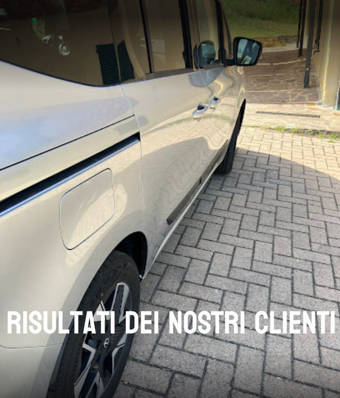 PARACOLPI UNIVERSALI 4 PEZZI ADATTI PER OPEL CORSA F NERO OPACO 160CM-,-