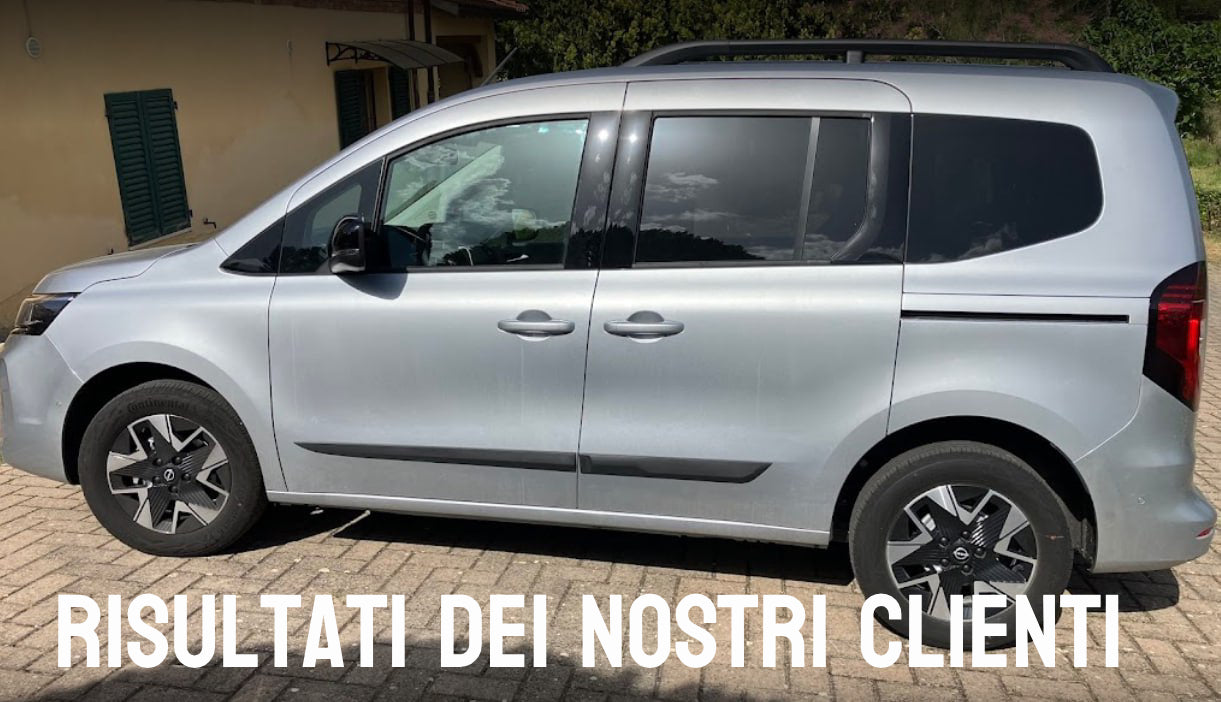 PARACOLPI UNIVERSALI 4 PEZZI ADATTI PER OPEL CORSA F NERO OPACO 160CM-,-