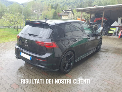 ALA AGGIUNTIVA ADATTA PER VW GOLF 8 GTI RLINE 2020+ LOOK NERO LUCIDO V.2