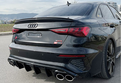 Diffuser suitable for Audi A3 S3 8Y SD 2020+ look rs3 S3/S Line 