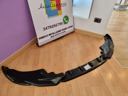 💕ART.0555 SPLITTER per BMW SERIE 4 G22 G23 2020+ MSPORT NERO LUCIDO💕